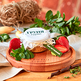 Рийет из кролика со сливками и мятой, с мятно-клубничным желе Grunya Gurme | интернет-магазин натуральных товаров 4fresh.ru - фото 1