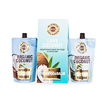 Набор подарочный "Love coconut" по уходу за волосами Planeta Organica | интернет-магазин натуральных товаров 4fresh.ru - фото 4
