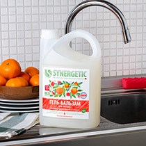 Гель-бальзам для мытья посуды и детских игрушек "Розовый грейпфрут и специи" Synergetic | интернет-магазин натуральных товаров 4fresh.ru - фото 5