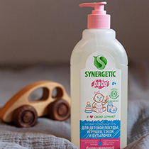 Средство для мытья детской посуды, сосок, бутылочек и игрушек Synergetic | интернет-магазин натуральных товаров 4fresh.ru - фото 11