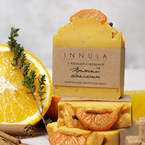 Мыло натуральное "Апельсин и корица" INNULA | интернет-магазин натуральных товаров 4fresh.ru - фото 2