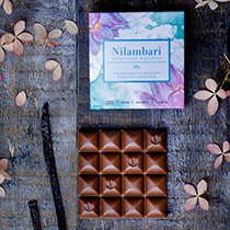 Шоколад на овсяном молоке "Ваниль" Nilambari | интернет-магазин натуральных товаров 4fresh.ru - фото 4